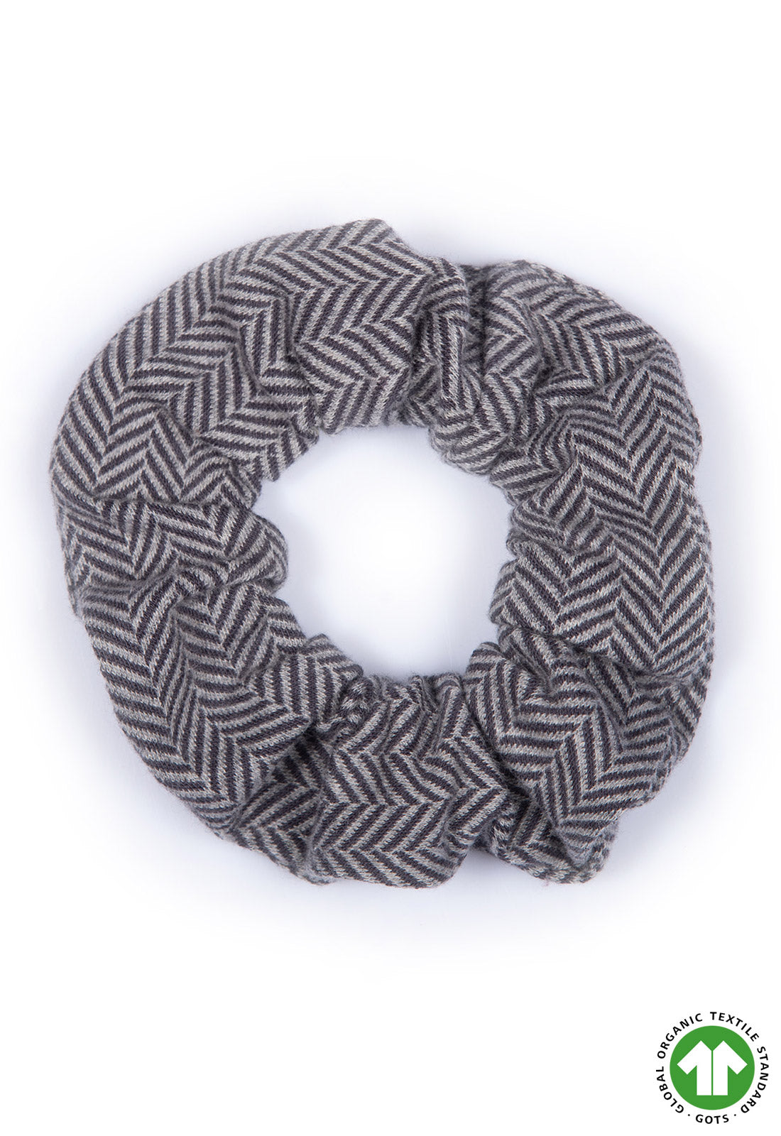 Haargummi Scrunchie Herringbone - GOTS zertifiziert - W24Scrunchie-G3