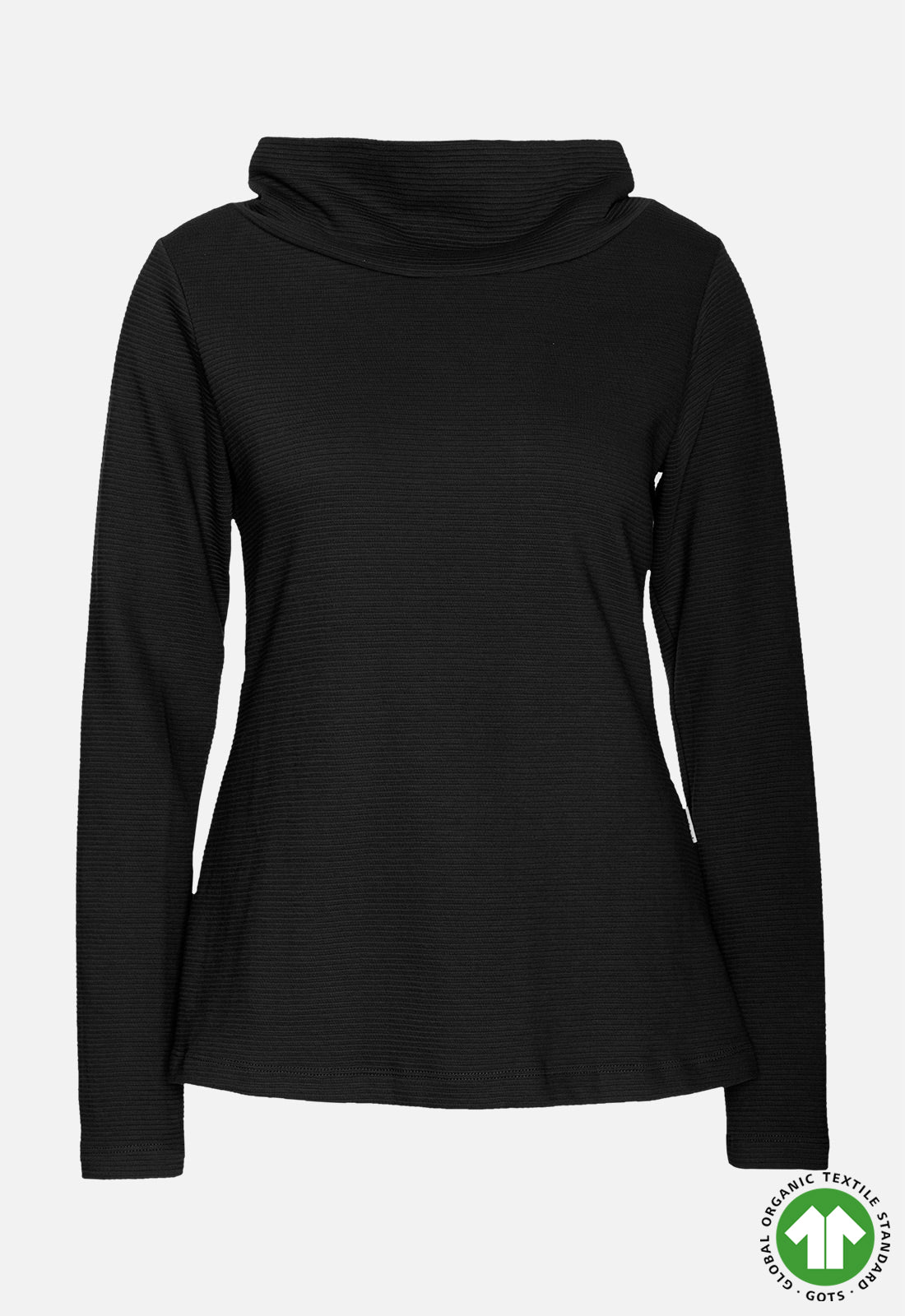 Figurnahes Longsleeve mit Kragen - GOTS zertifiziert - W24Top-G7