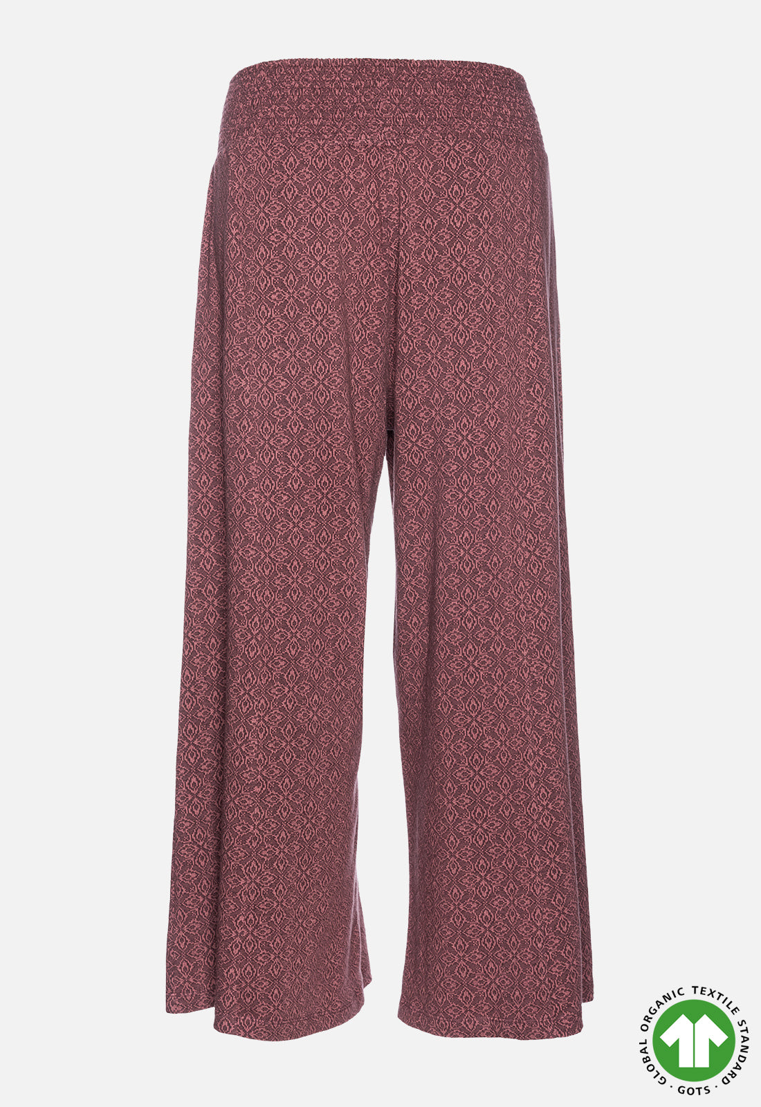 Palazzo Hose aus Jacquardstoff - GOTS zertifiziert - W24Pants-G1