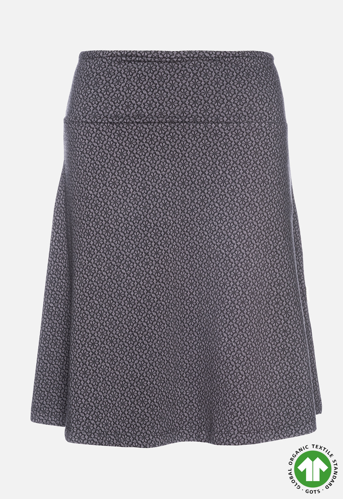 Mittellanger Rock mit Jacquardmuster - GOTS zertifiziert - W24Skirt-G1