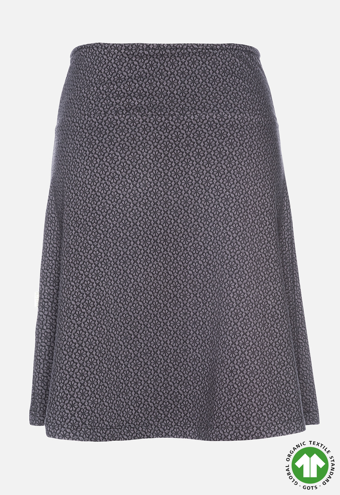 Mittellanger Rock mit Jacquardmuster - GOTS zertifiziert - W24Skirt-G1