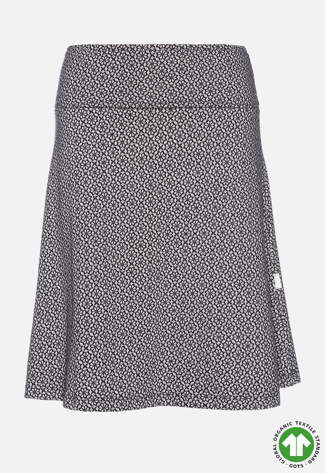 Mittellanger Rock mit Jacquardmuster - GOTS zertifiziert - W24Skirt-G1