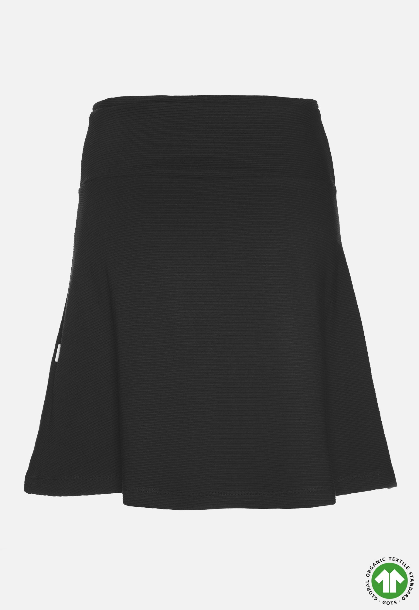 Ausgestellter mittellanger Rock - GOTS zertifiziert - W24Skirt-G4